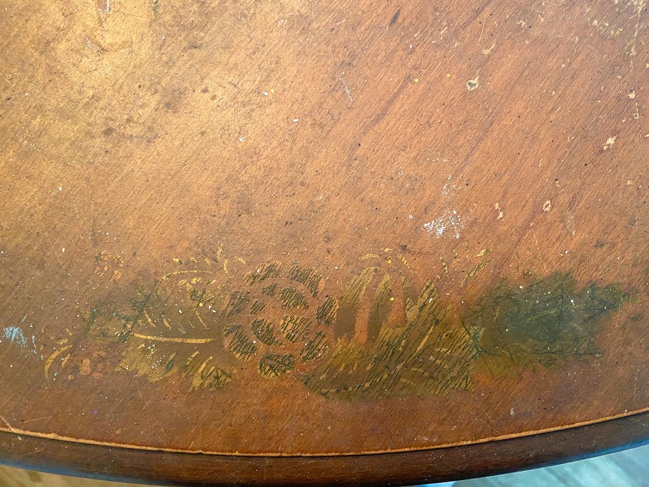 refinishing stenciled furniture