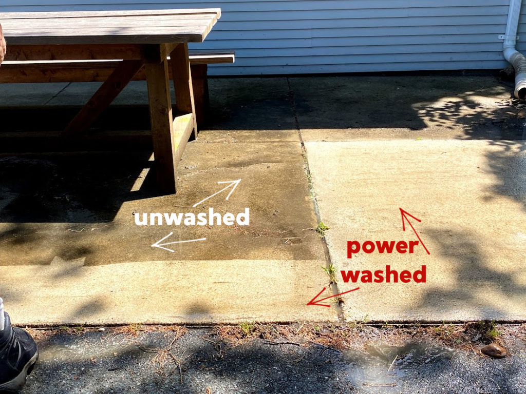 how to stencil a concrete patio