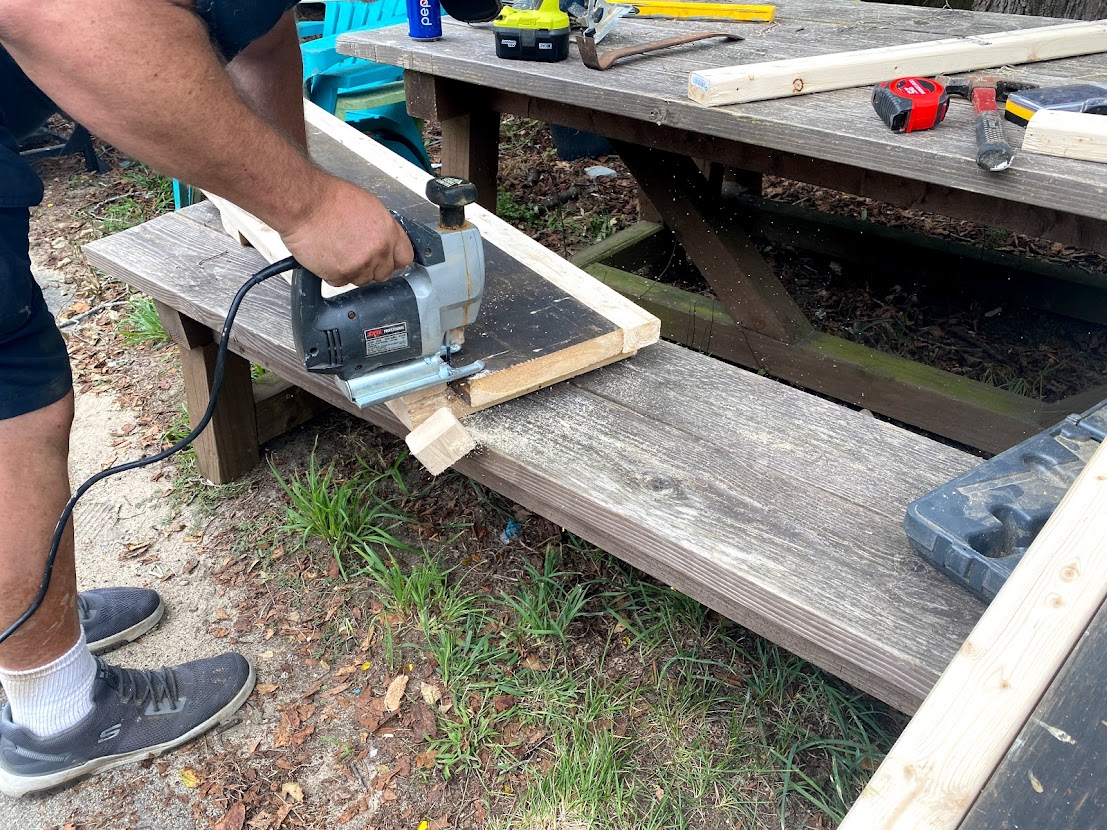 DIY Entry Bench - Old Yankee Farmhouse