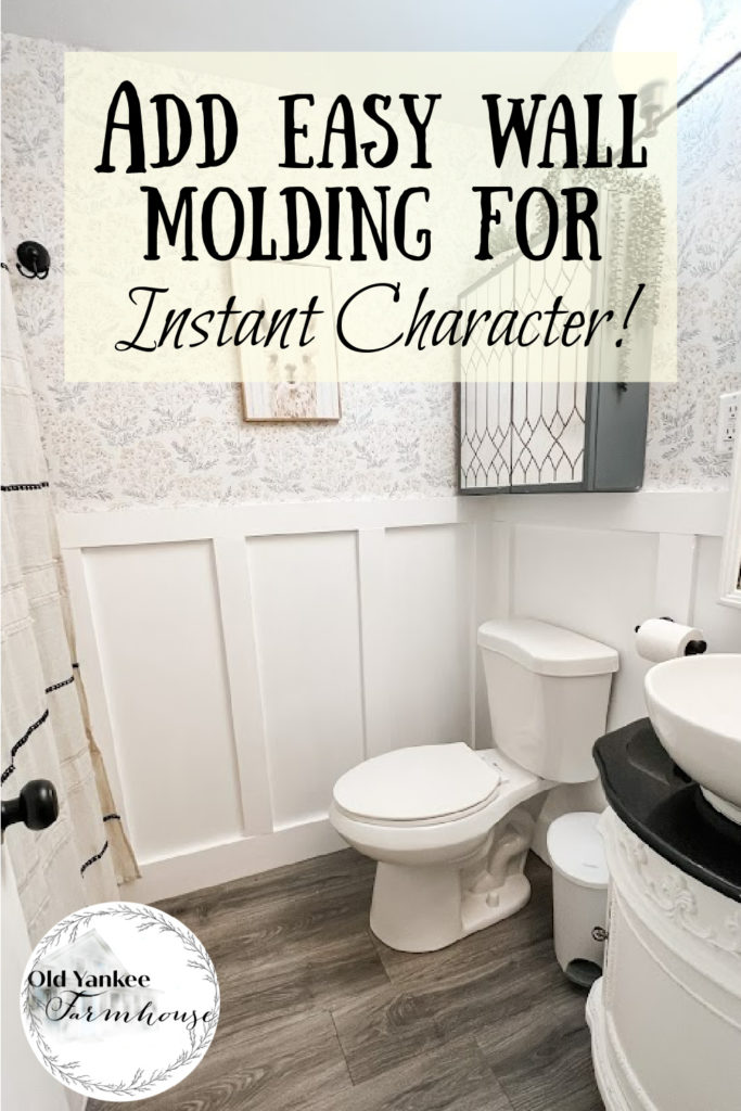 Add Easy Wall Molding for Instant Character